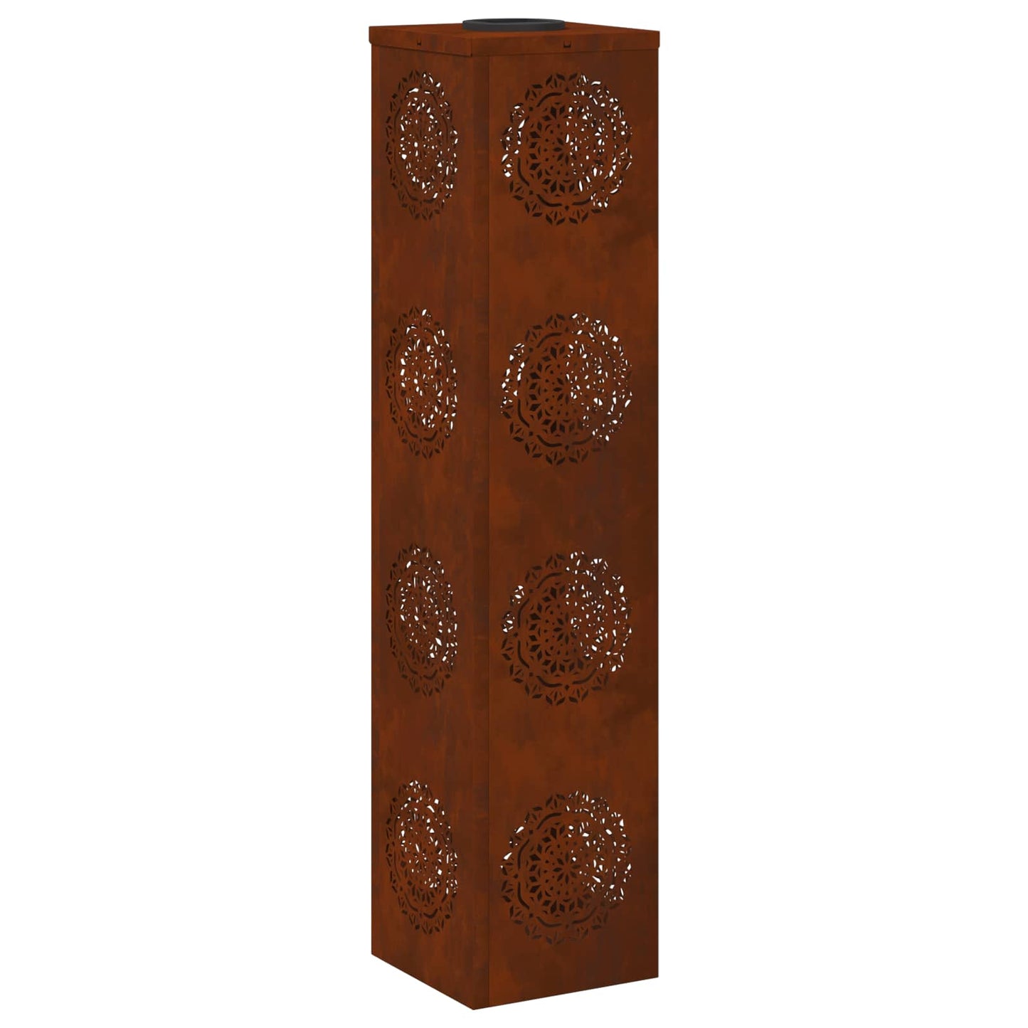 vidaXL Ηλιακό LED Φως Δρόμου 2 pcs Χάλυβας Corten Χάλυβας Corten