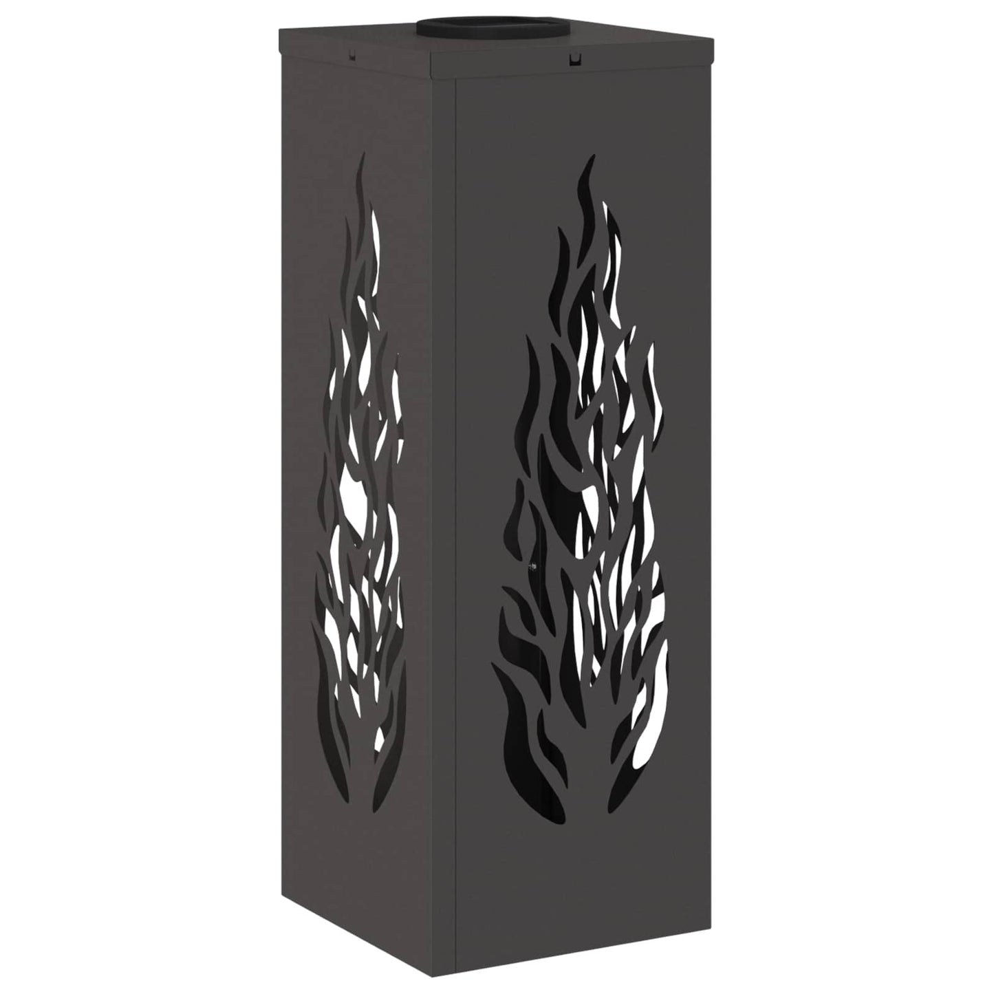 vidaXL Ηλιακό LED Φως Δρόμου 2 pcs Μαύρο Κρύο Ρολαρισμένο Χάλυβα