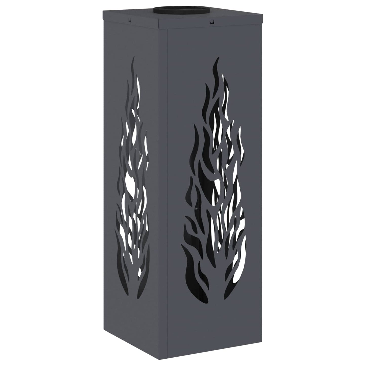 vidaXL Ηλιακό LED Φως Δρόμου 2 pcs Ανθρακί Κρύο Ρολαρισμένο Χάλυβα