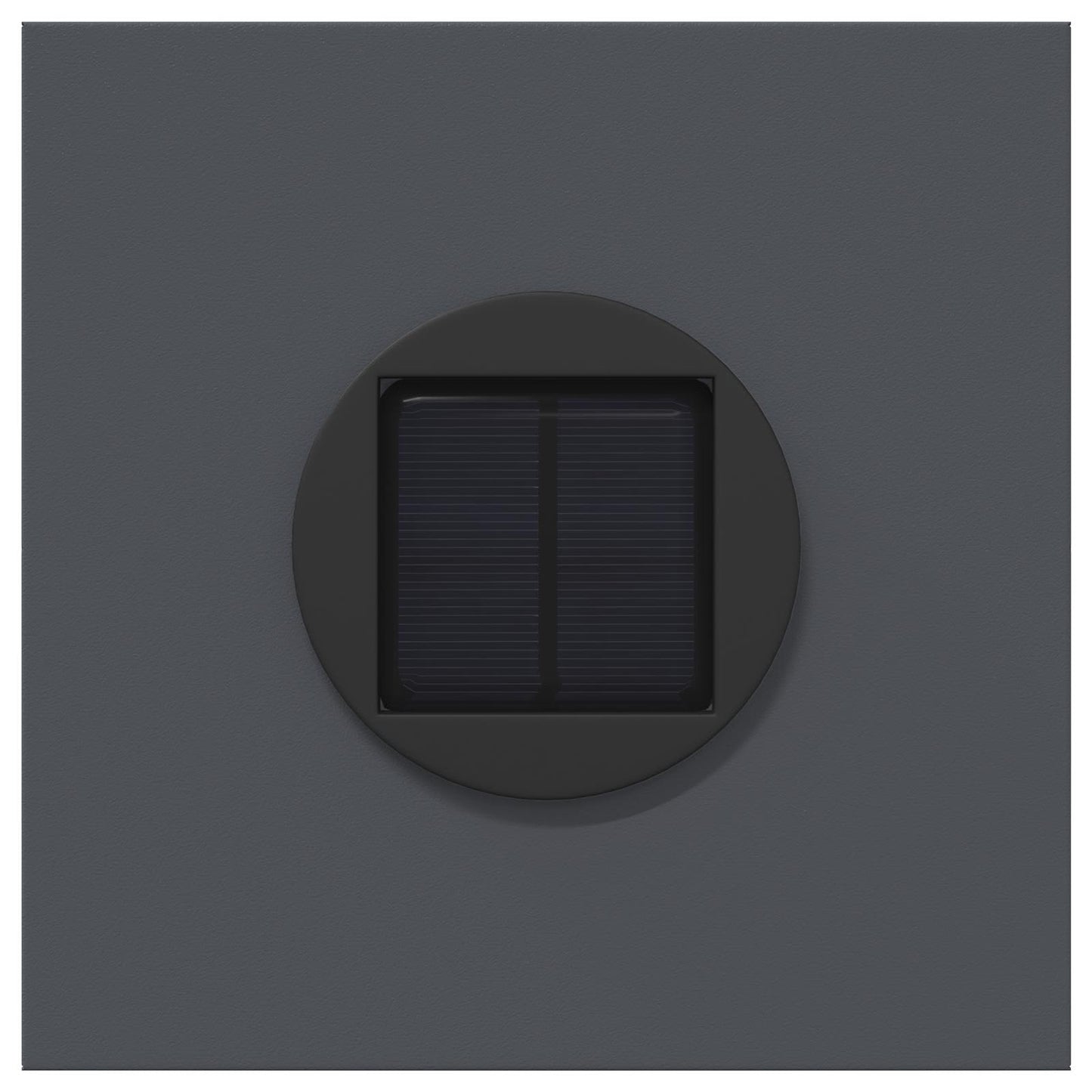 vidaXL Ηλιακό LED Φως Δρόμου 2 pcs Ανθρακί Κρύο Ρολαρισμένο Χάλυβα