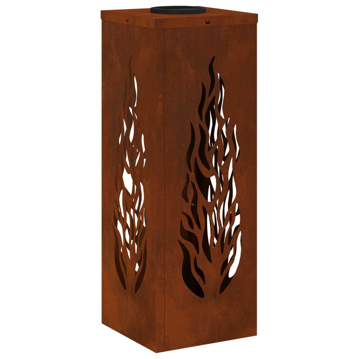 vidaXL Ηλιακό LED Φως Δρόμου 2 pcs Χάλυβας Corten Χάλυβας Corten