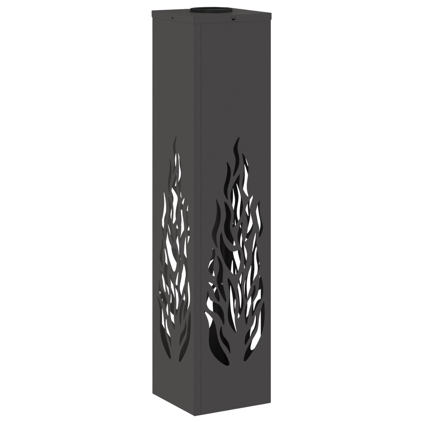 vidaXL Ηλιακό LED Φως Δρόμου 2 pcs Μαύρο Κρύο Ρολαρισμένο Χάλυβα