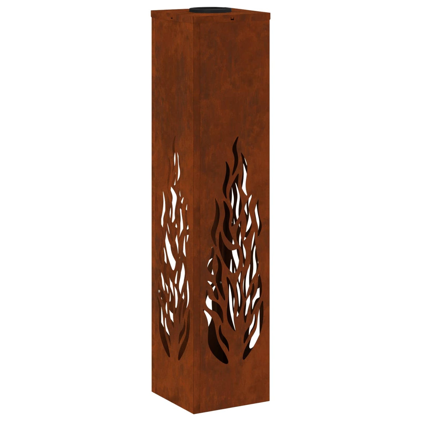 vidaXL Ηλιακό LED Φως Δρόμου 2 pcs Χάλυβας Corten Χάλυβας Corten