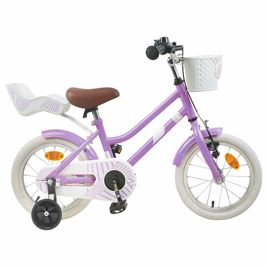 vidaXL Παιδικό Ποδήλατο 16 ίντσες για 4-6 ετών Μοβ