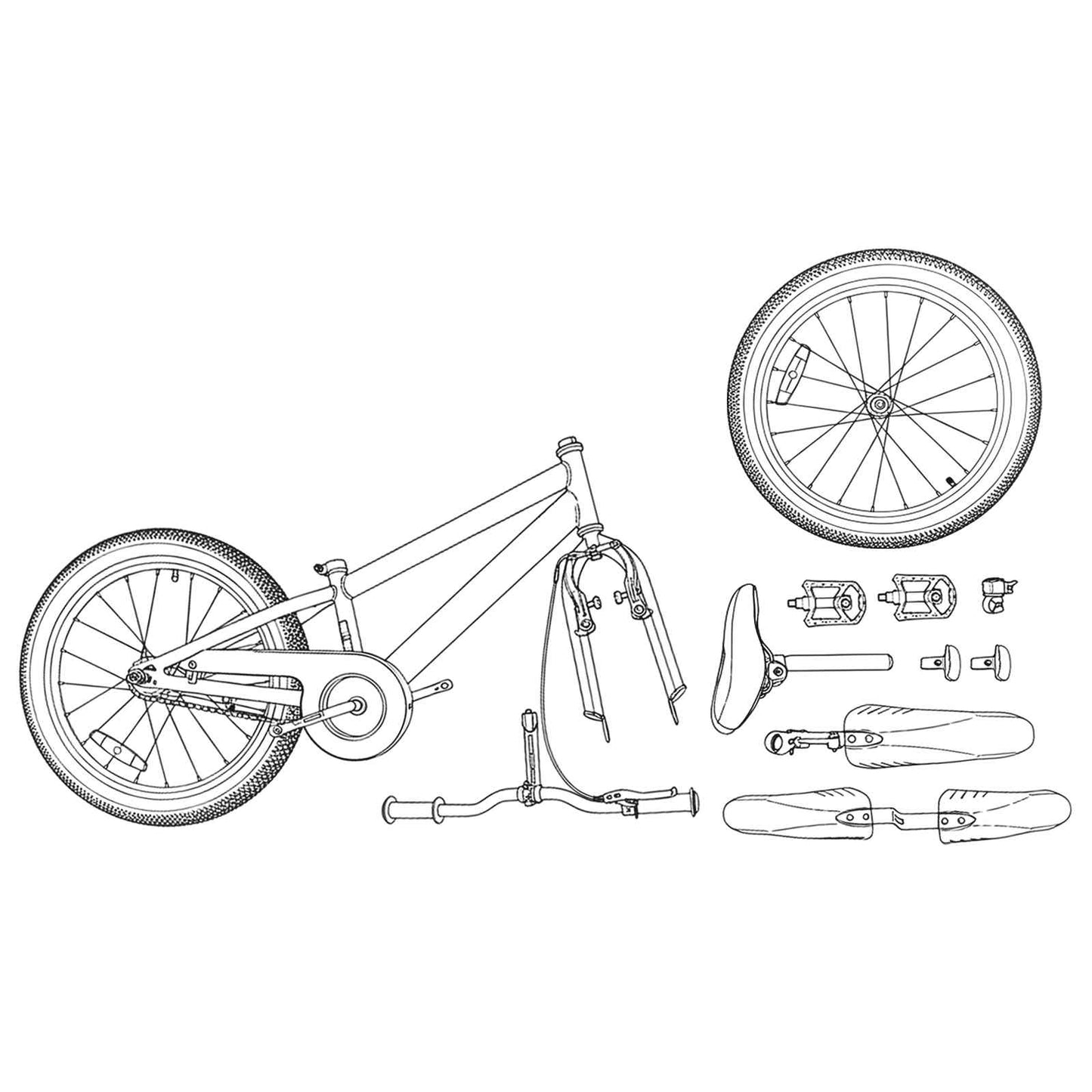 vidaXL Παιδικό Ποδήλατο 20 ίντσες για παιδιά 6-11 ετών Κόκκινο