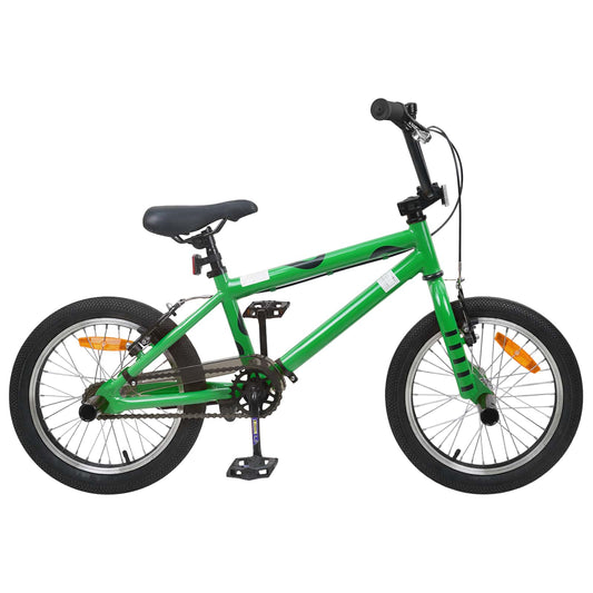 vidaXL BMX Ποδήλατο 16 ίντσες για παιδιά 5-8 ετών Πράσινο