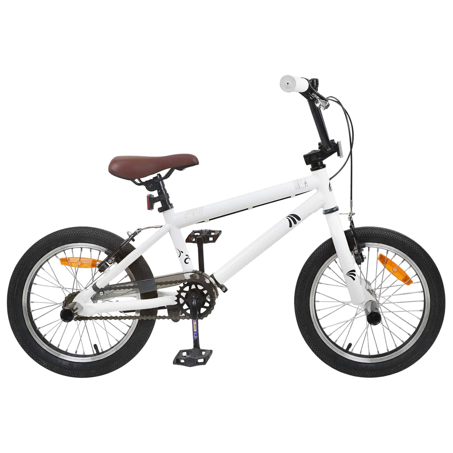 vidaXL BMX Ποδήλατο 18 ίντσες για 7-10 ετών Λευκό