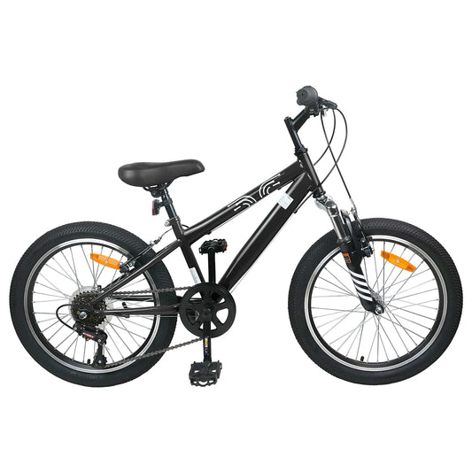 vidaXL Ορεινό Ποδήλατο 20 ίντσες 6-Speed για παιδιά 5-8 ετών Μαύρο