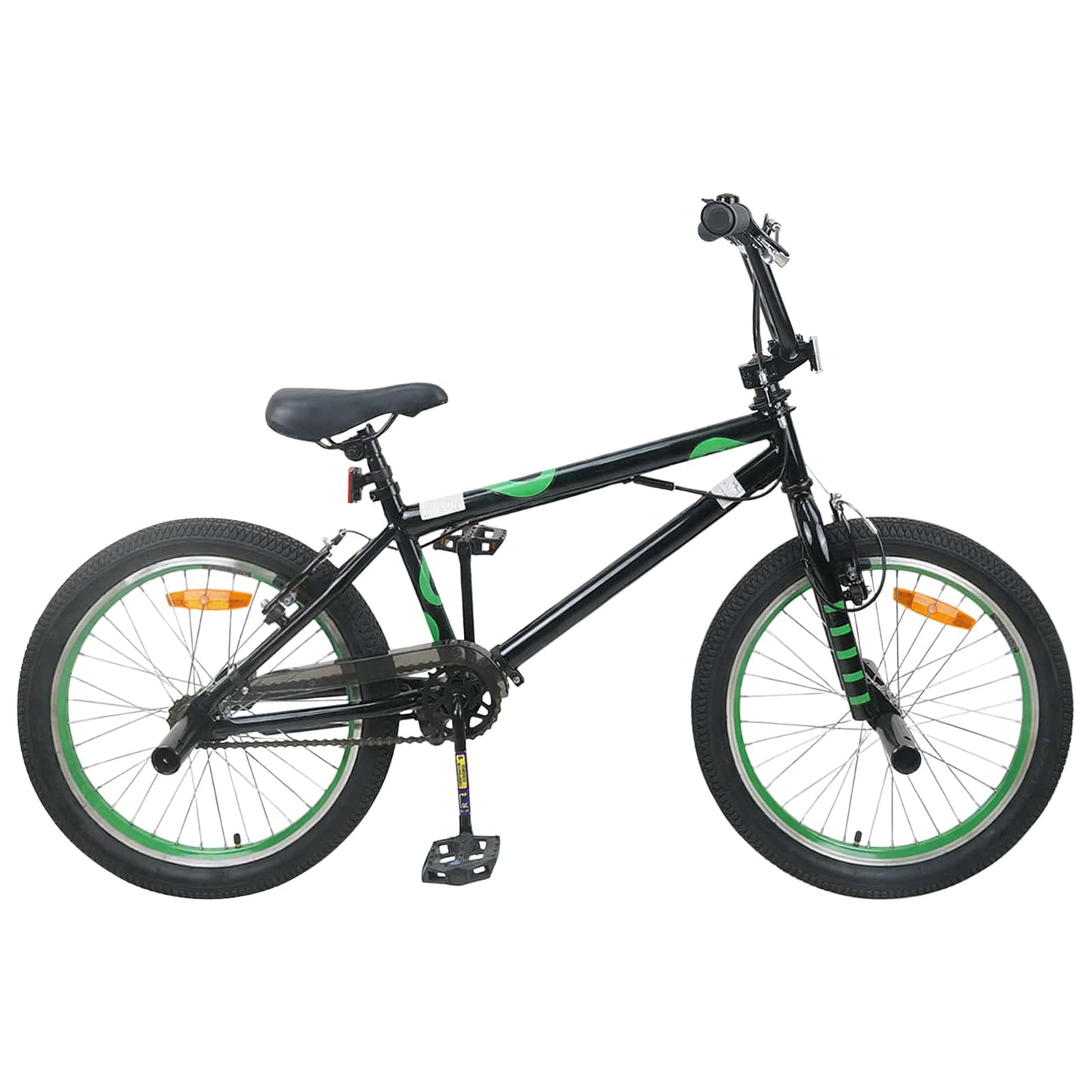 vidaXL BMX Ποδήλατο 20 ίντσες για πάνω από 9 ετών Μαύρο