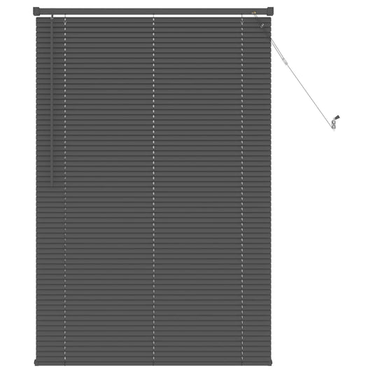 vidaXL Βενετσιάνικη Σκίαση Ασημί Γκρι 150 x 80 cm PVC