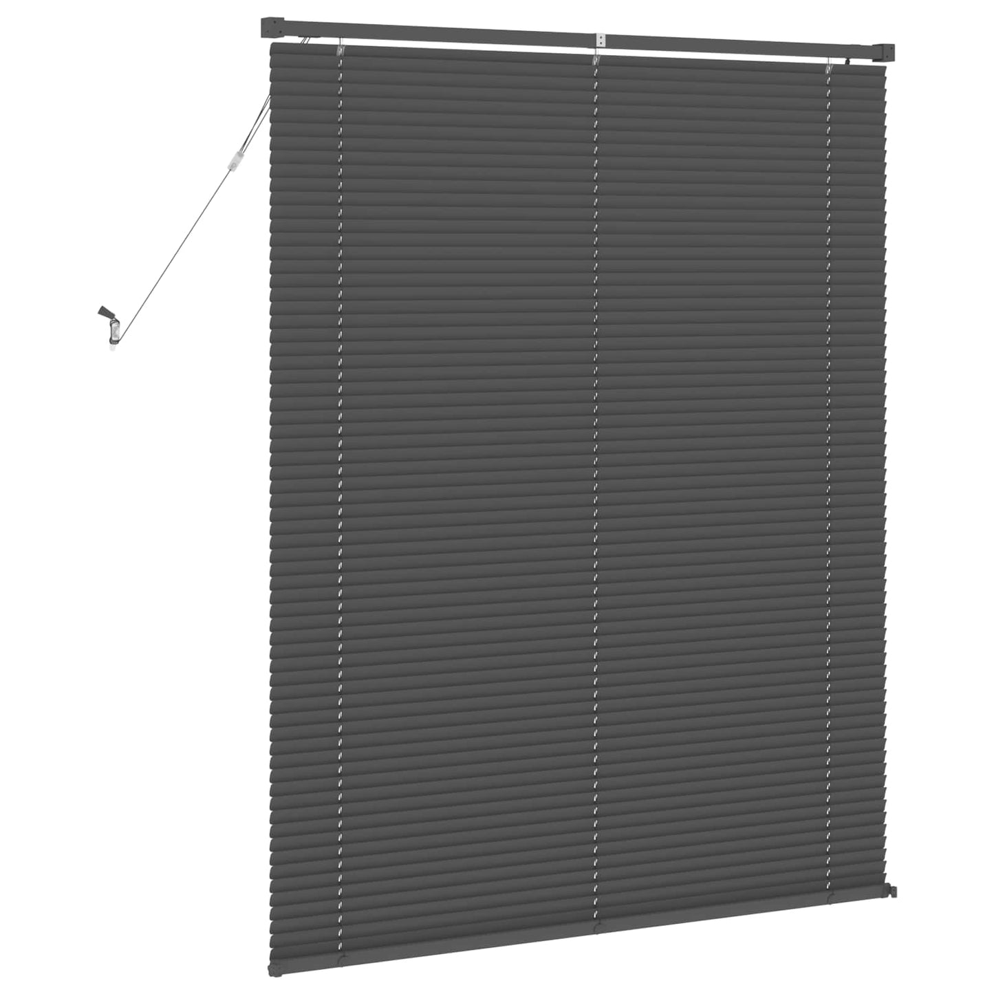 vidaXL Βενετσιάνικη Σκίαση Ασημί Γκρι 150 x 120 cm PVC