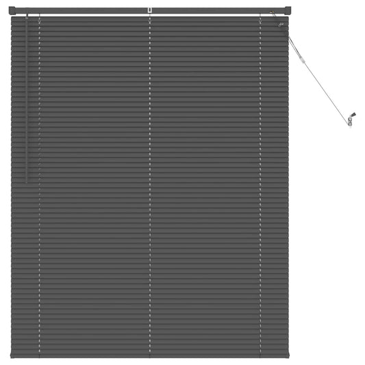 vidaXL Βενετσιάνικη Σκίαση Ασημί Γκρι 150 x 120 cm PVC