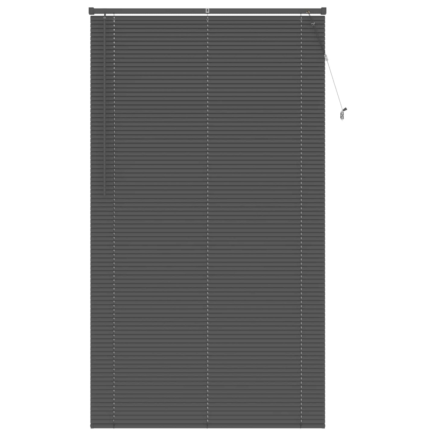 vidaXL Βενετσιάνικη Σκίαση Ασημί Γκρι 213 x 120 εκ PVC