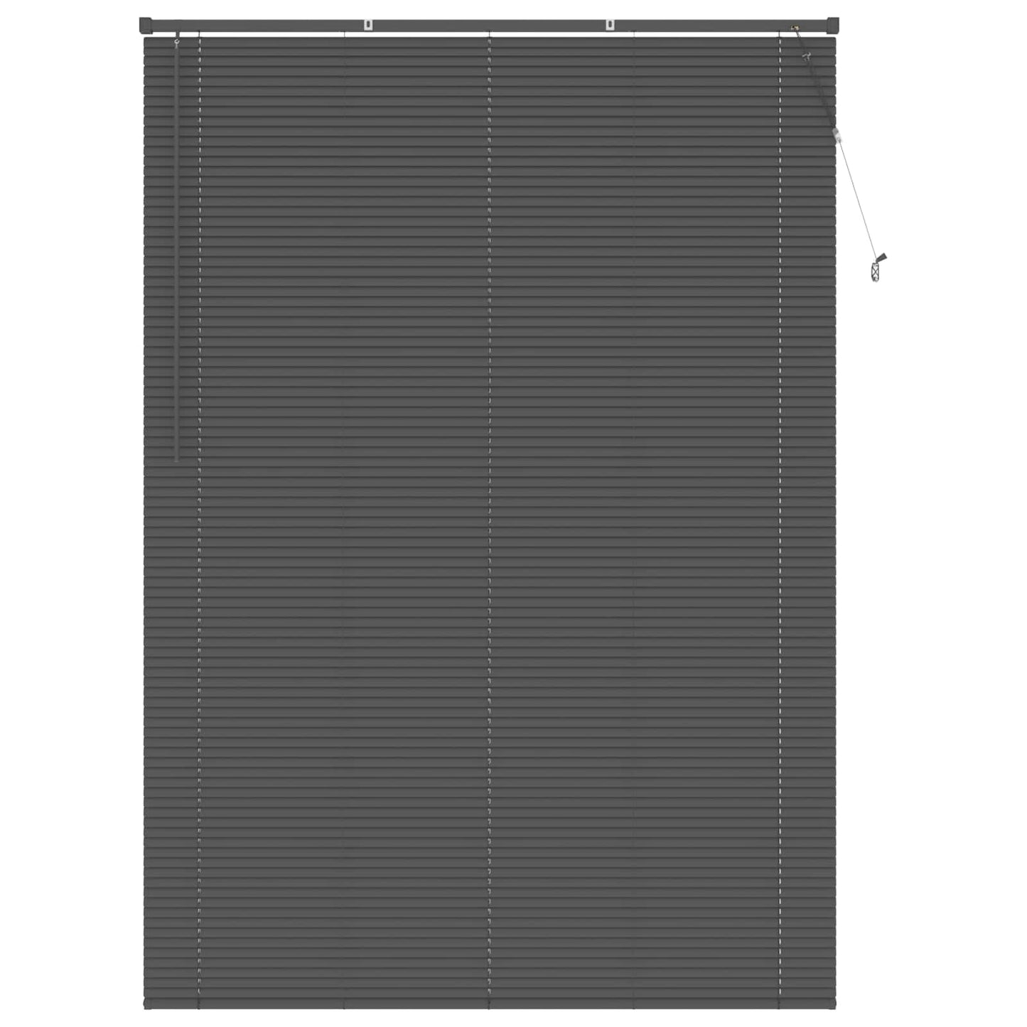 vidaXL Βενετσιάνικη Σκίαση Ασημί Γκρι 213 x 130 εκ PVC