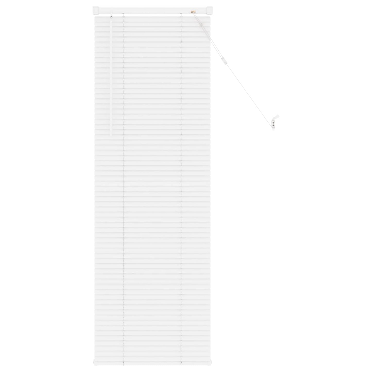 vidaXL Βενετσιάνικη Σκίαση Λευκός 150 x 50 cm PVC