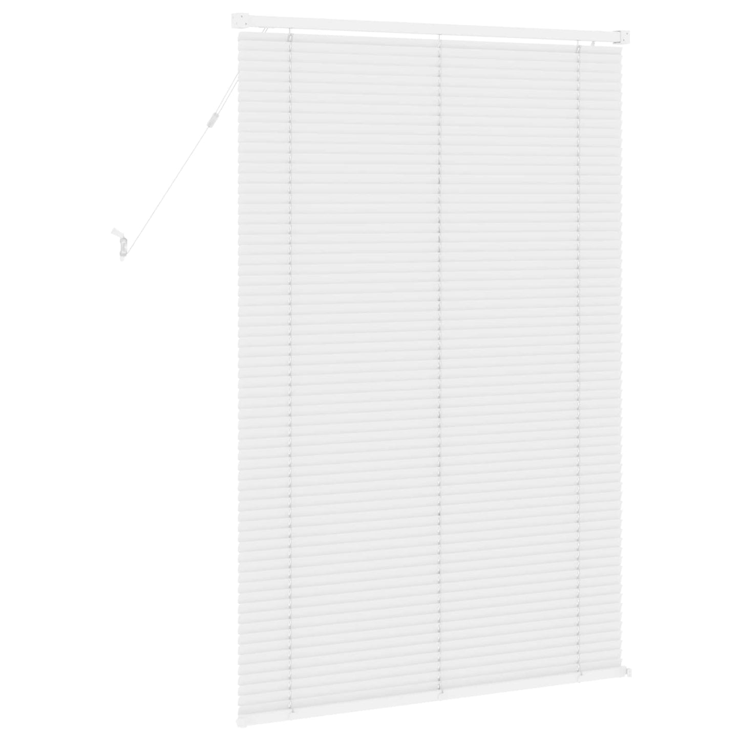 vidaXL Βενετσιάνικη Σκίαση Λευκός 150 x 100 cm PVC