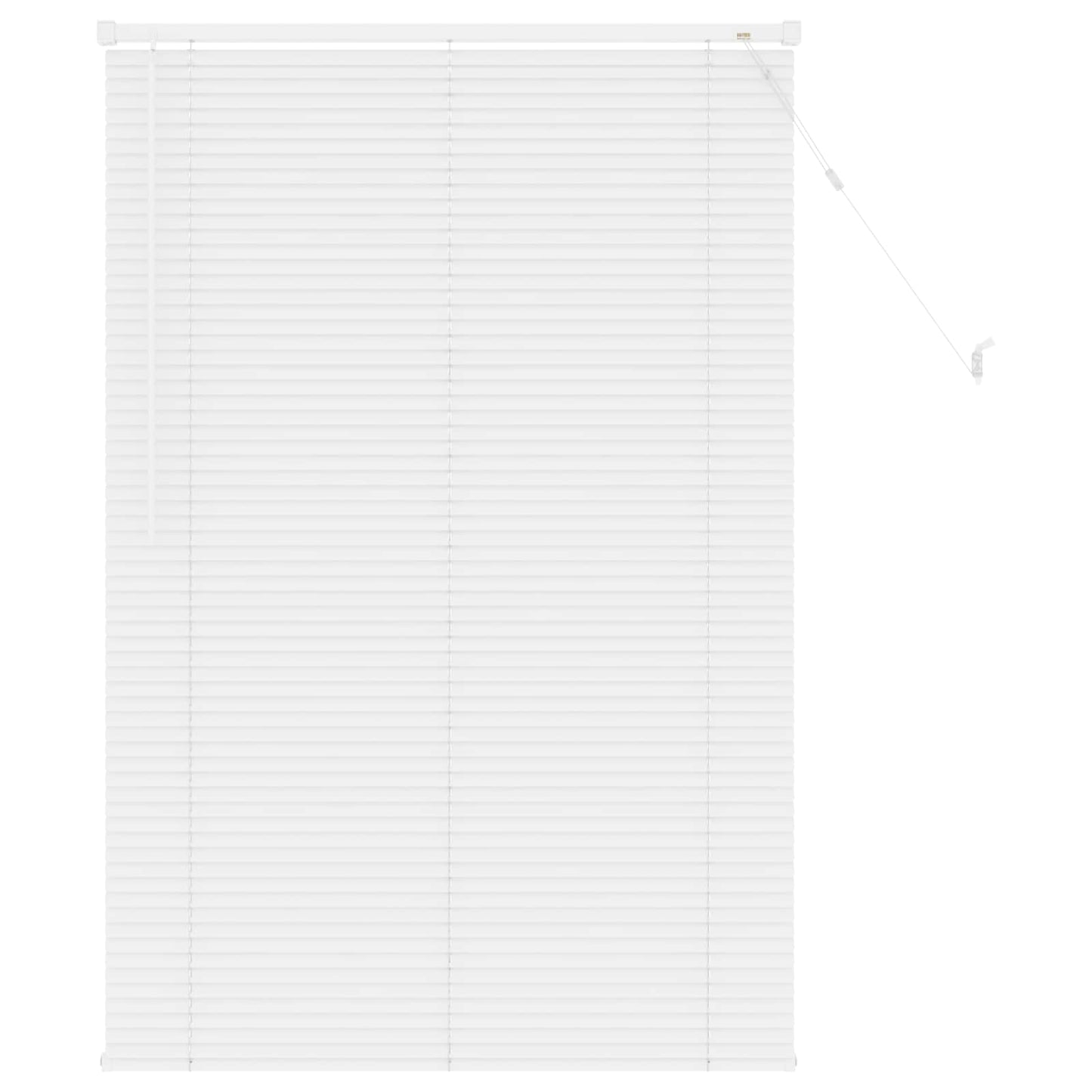 vidaXL Βενετσιάνικη Σκίαση Λευκός 150 x 100 cm PVC
