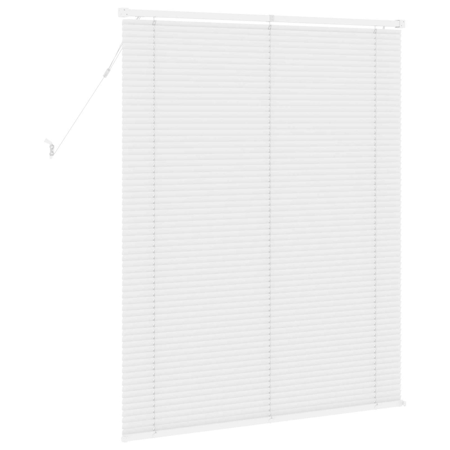 vidaXL Βενετσιάνικη Σκίαση Λευκός 150 x 110 εκ PVC