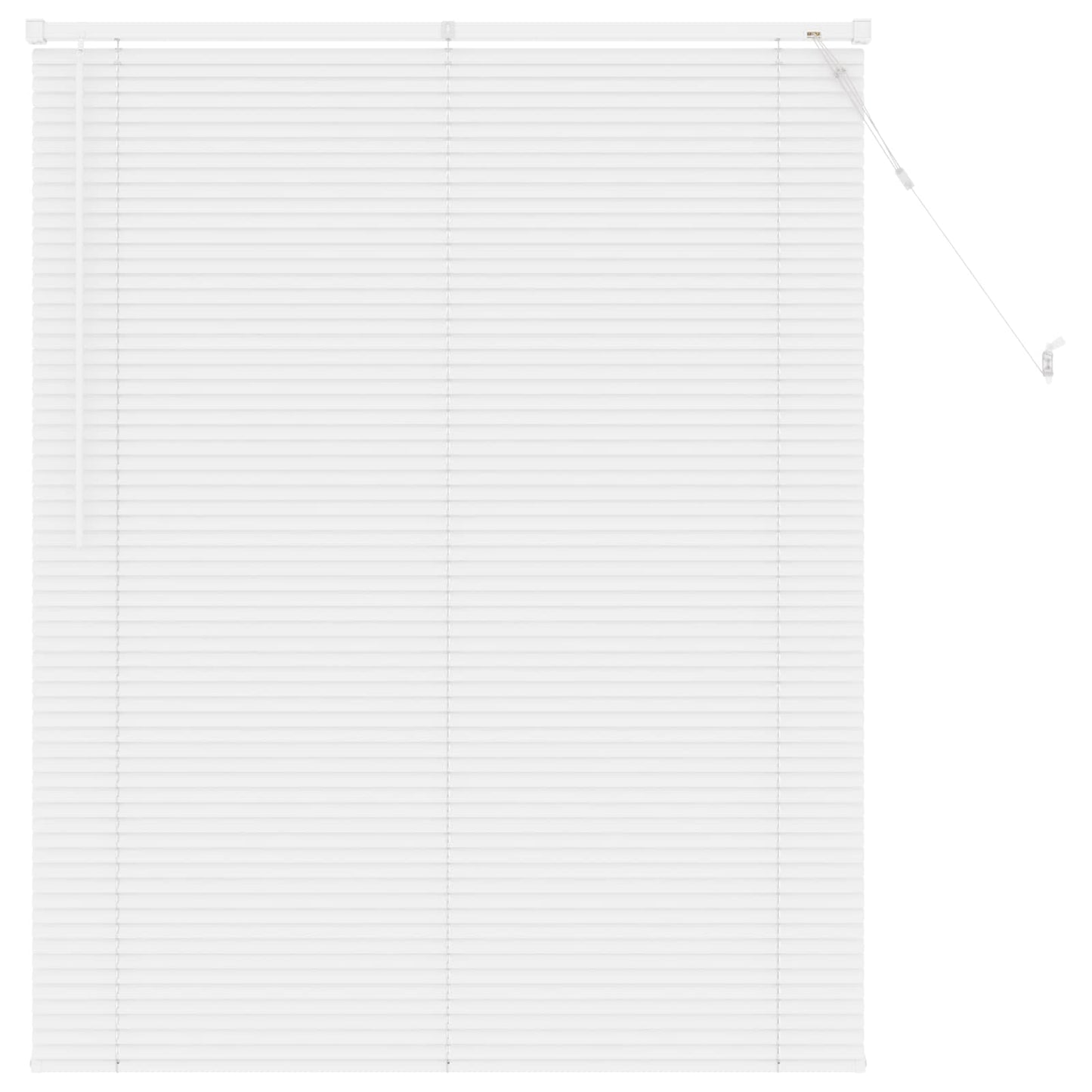 vidaXL Βενετσιάνικη Σκίαση Λευκός 150 x 120 cm PVC