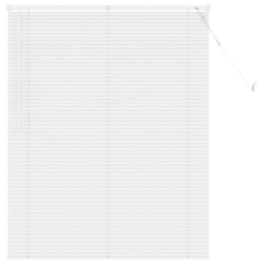 vidaXL Βενετσιάνικη Σκίαση Λευκός 150 x 120 cm PVC