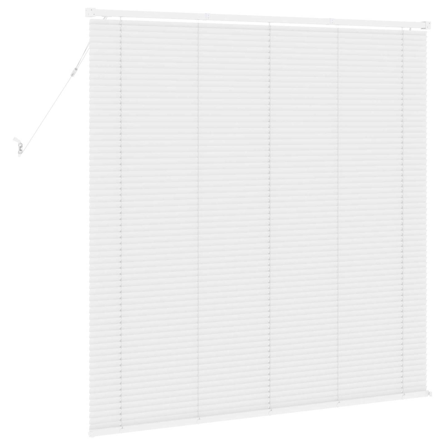 vidaXL Βενετσιάνικη Σκίαση Λευκός 150 x 130 εκ PVC