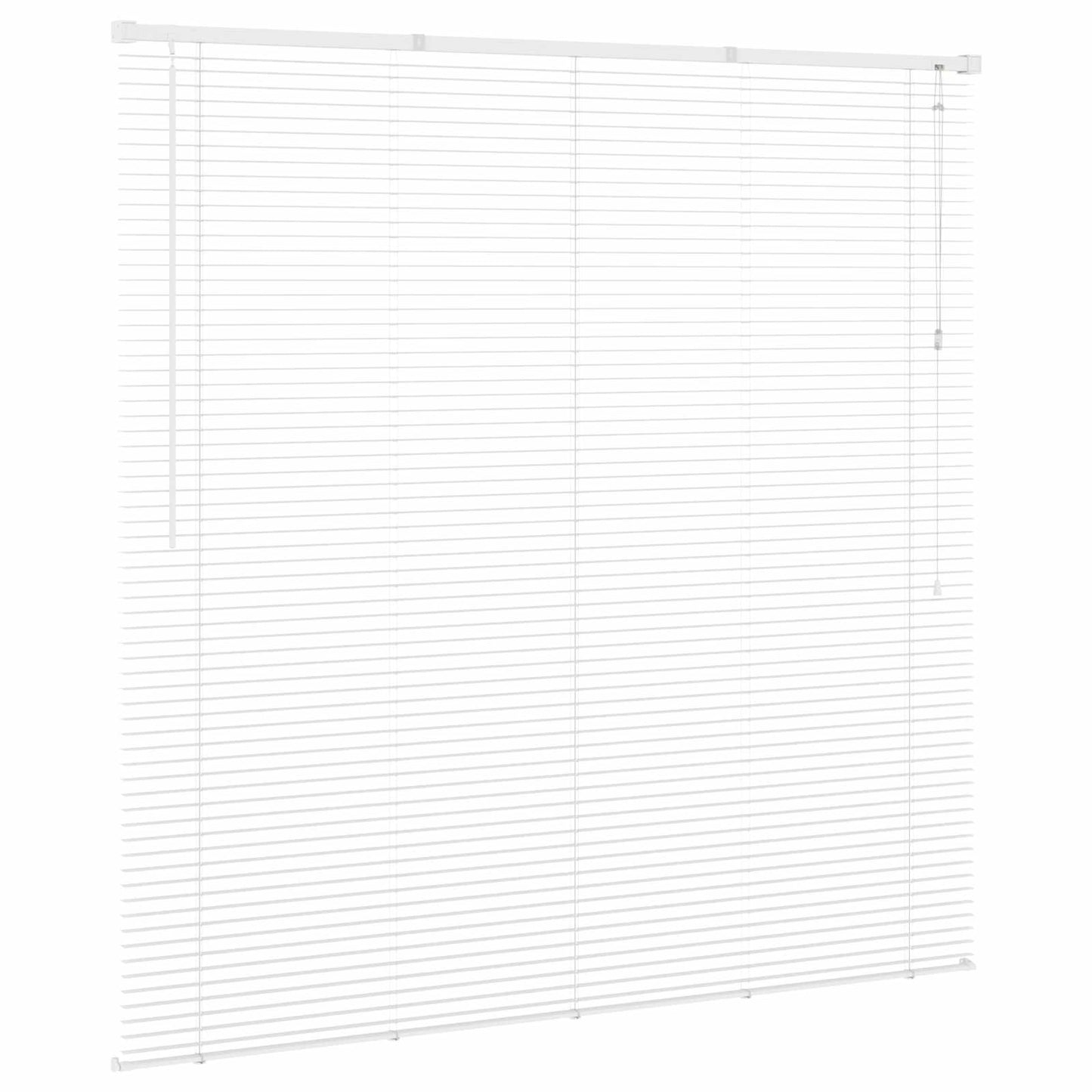 vidaXL Βενετσιάνικη Σκίαση Λευκός 150 x 140 εκ. PVC