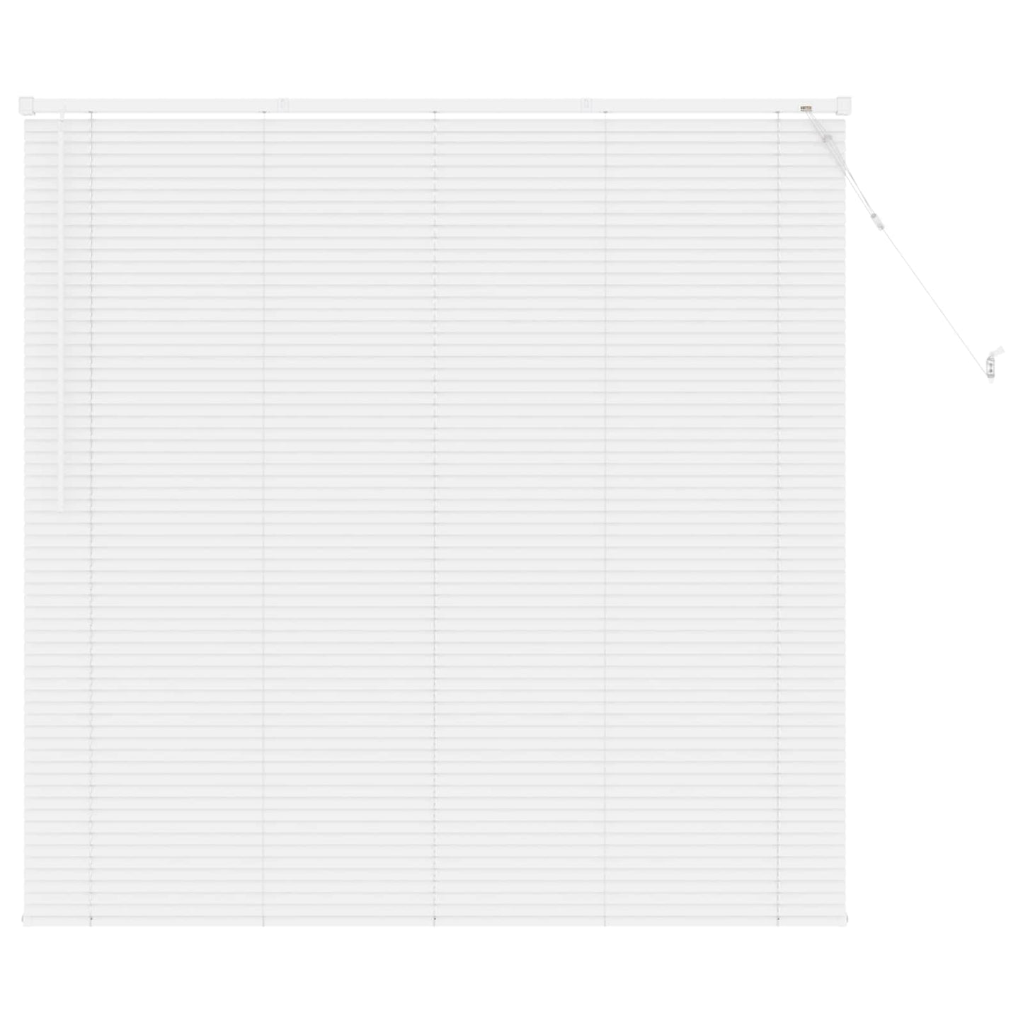 vidaXL Βενετσιάνικη Σκίαση Λευκός 150 x 160 cm PVC