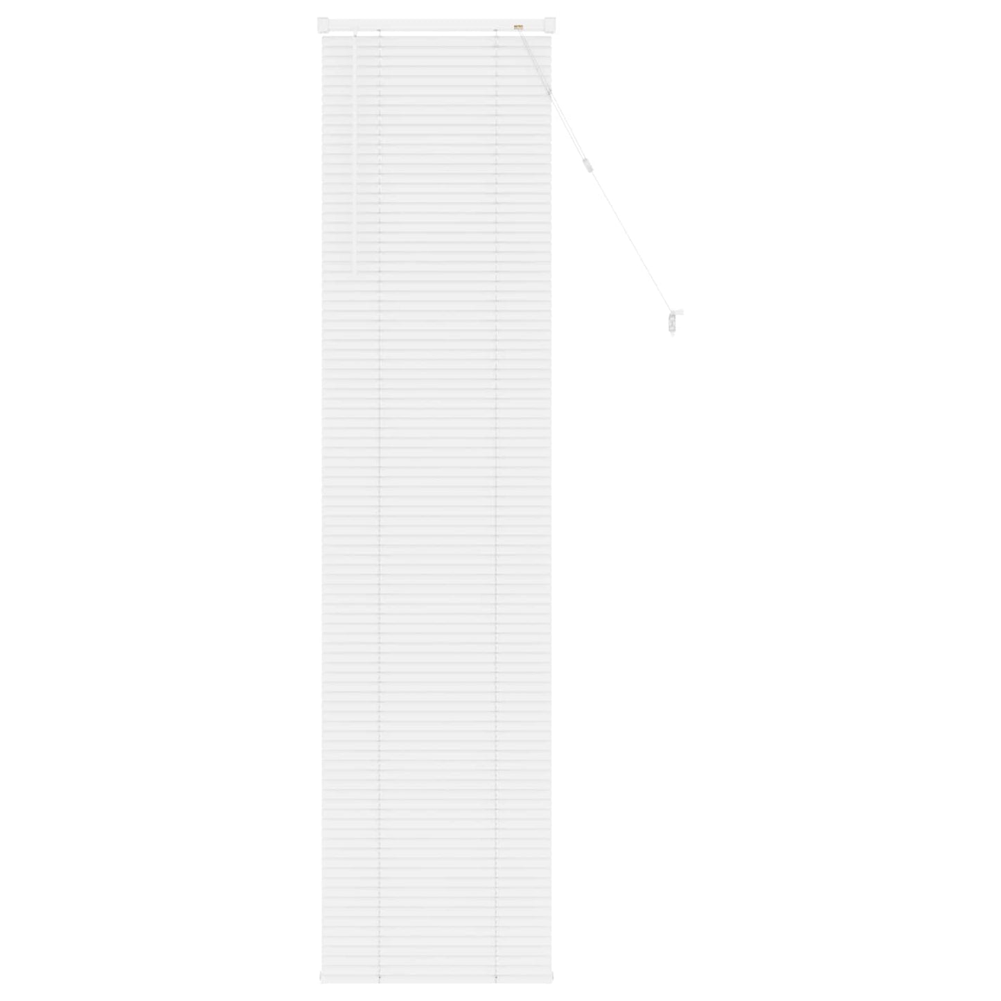 vidaXL Βενετσιάνικη Σκίαση Λευκός 213 x 40 εκ PVC
