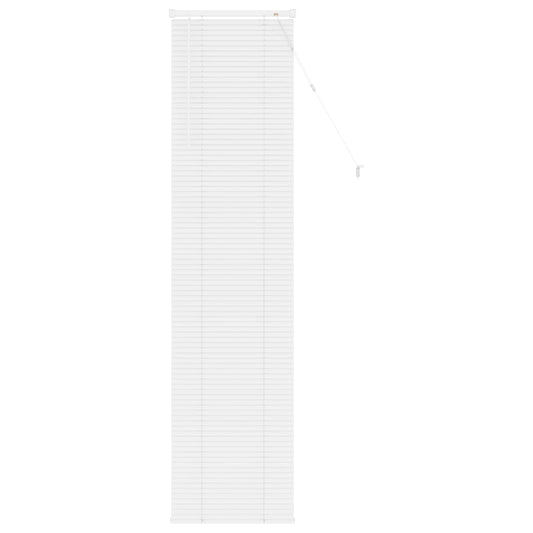 vidaXL Βενετσιάνικη Σκίαση Λευκός 213 x 40 εκ PVC
