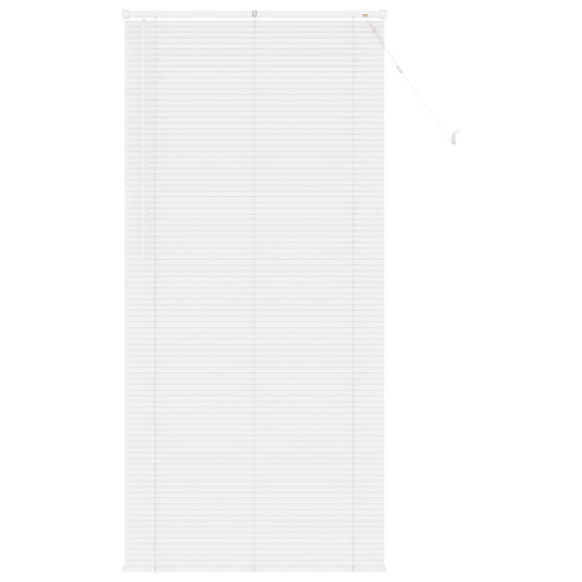 vidaXL Βενετσιάνικη Σκίαση Λευκός 213 x 80 εκ PVC