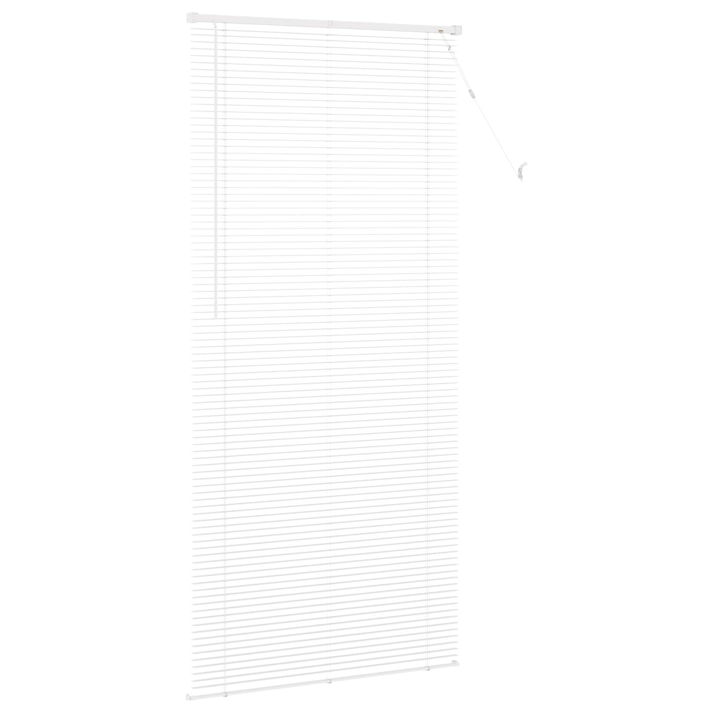 vidaXL Βενετσιάνικη Σκίαση Λευκός 213 x 90 εκ PVC