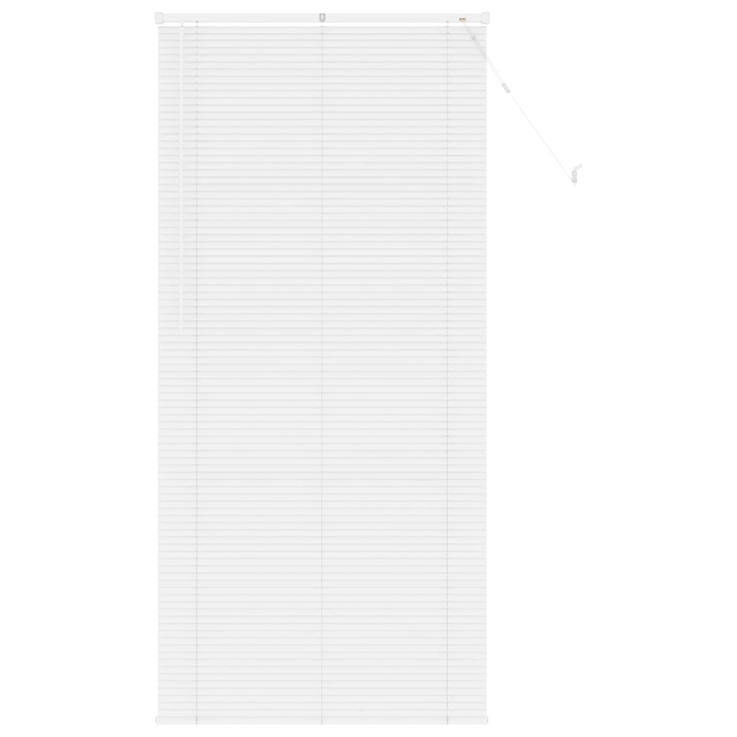 vidaXL Βενετσιάνικη Σκίαση Λευκός 213 x 90 εκ PVC