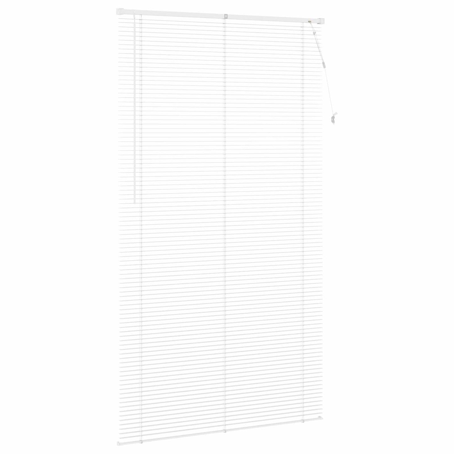 vidaXL Βενετσιάνικη Σκίαση Λευκός 213 x 110 εκ PVC