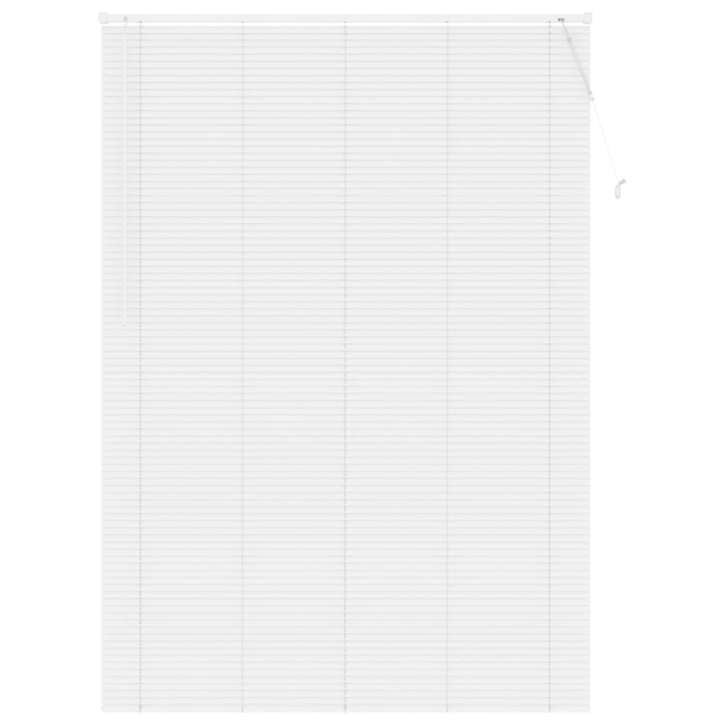 vidaXL Βενετσιάνικη Σκίαση Λευκός 213 x 150 εκ PVC