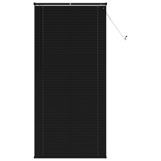 vidaXL Βενετσιάνικη Σκίαση Μαύρο 213 x 90 εκ PVC