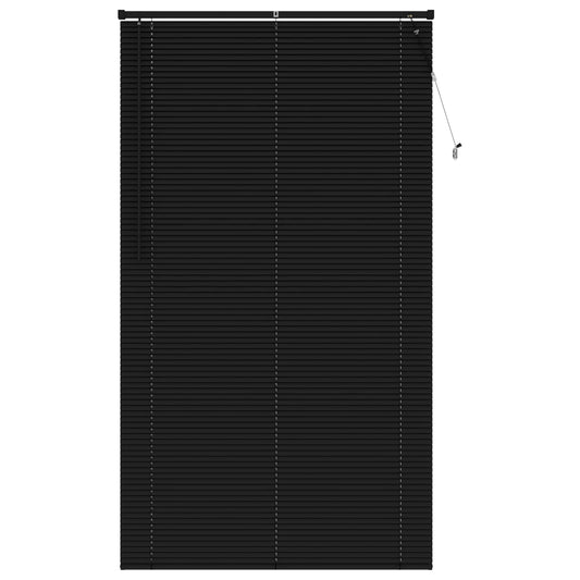 vidaXL Βενετσιάνικη Σκίαση Μαύρο 213 x 120 εκ PVC