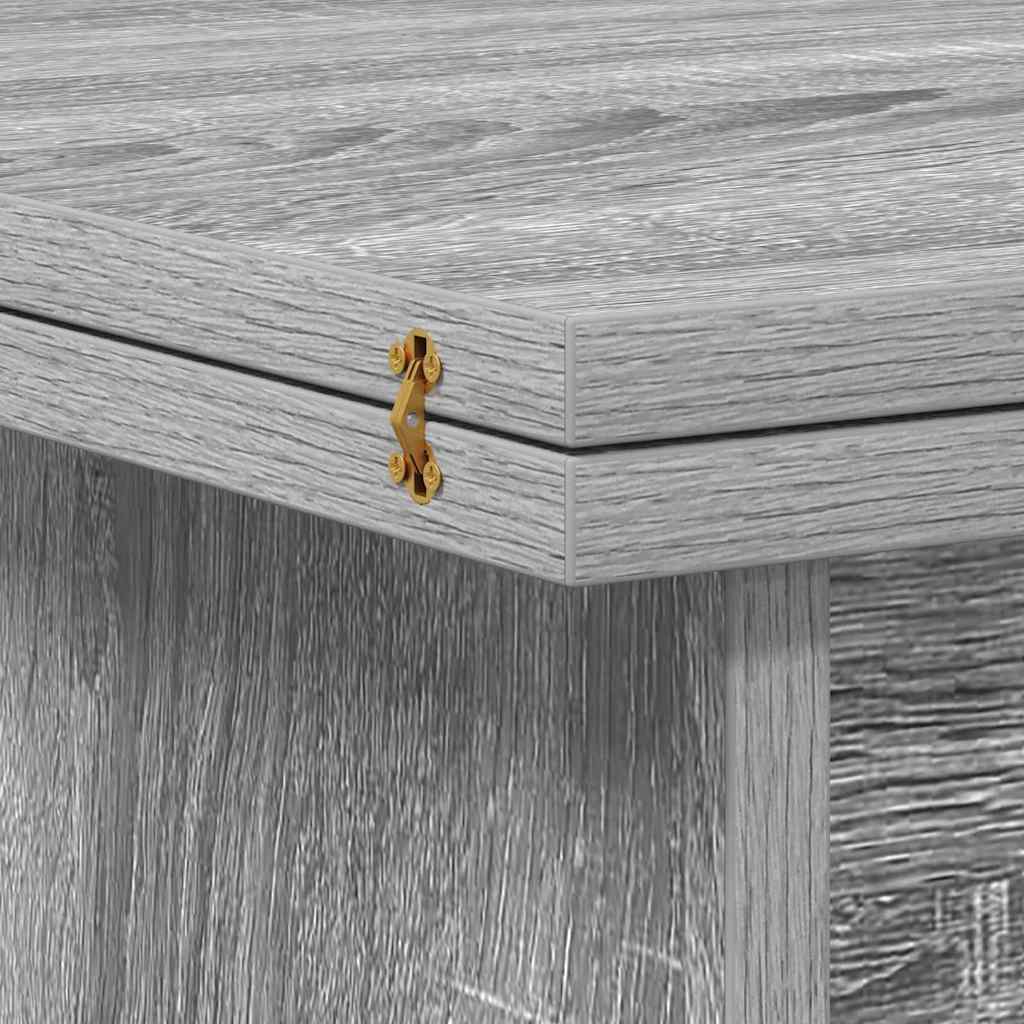 vidaXL Τραπεζάκι σαλονιού Γκρίζο Σονομα 55 x 54,5 x 45 εκ