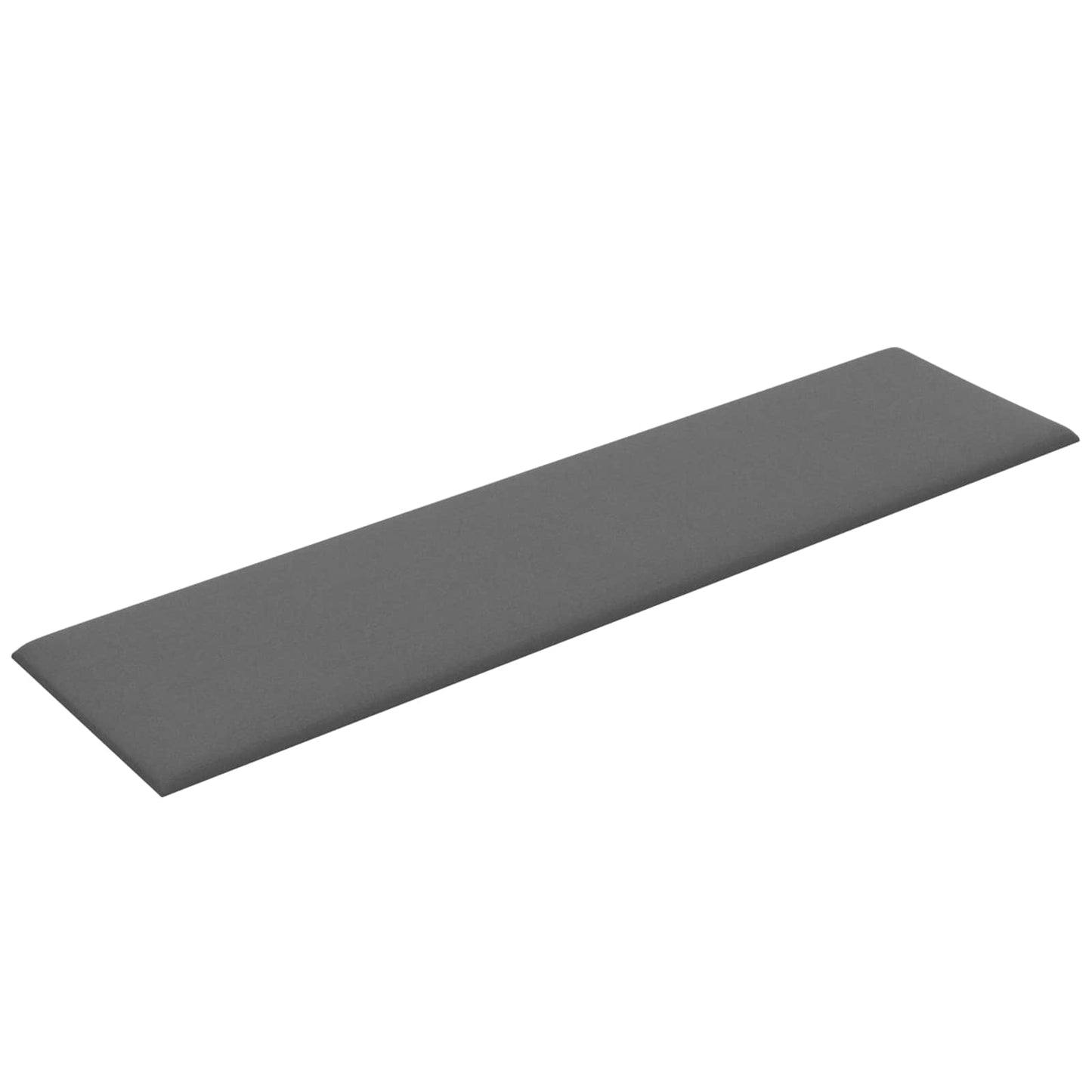 vidaXL Κεφαλάρι Τοίχου 12 pcs Ανοιχτό γκρι 60 x 15 cm ύφασμα