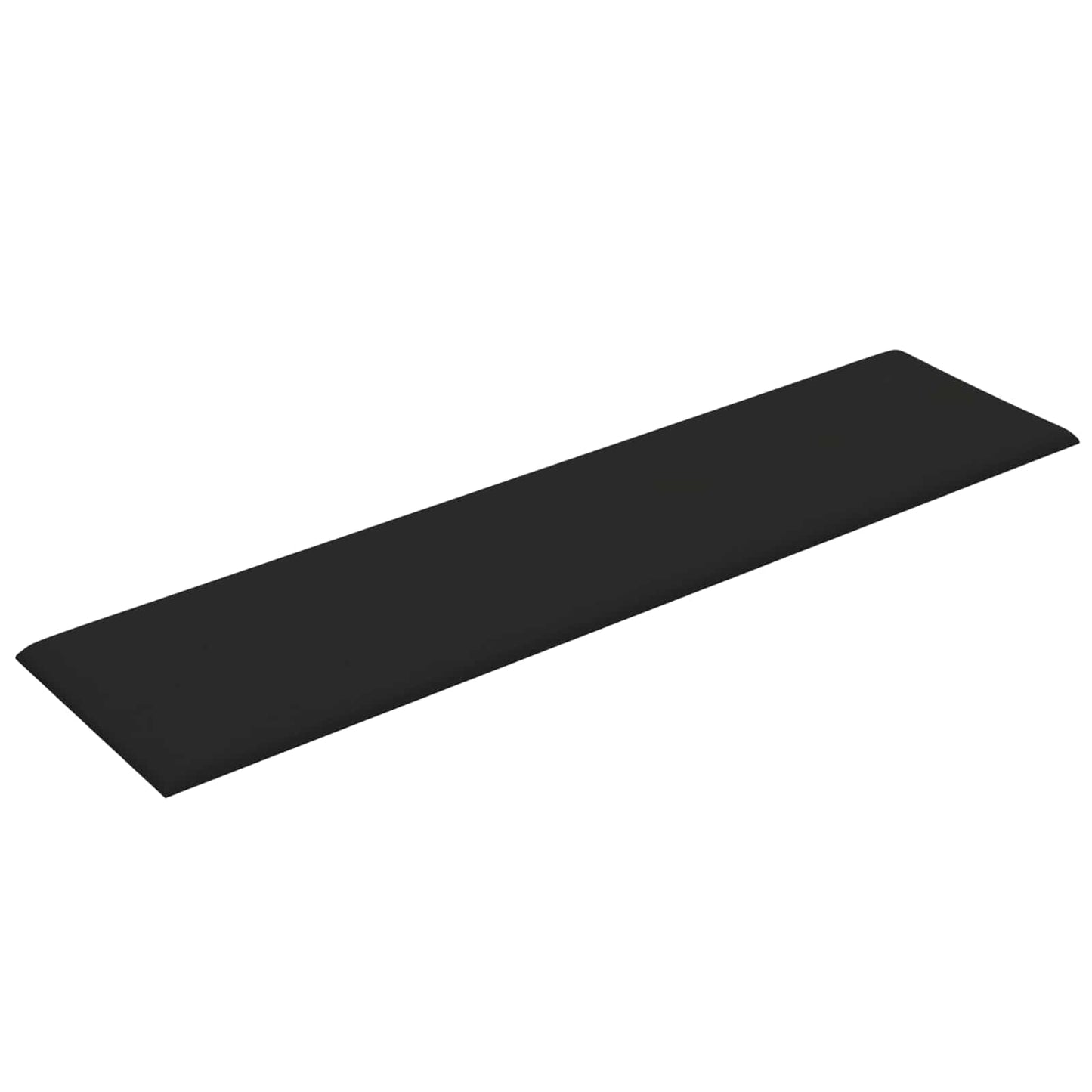 vidaXL Κεφαλάρι Τοίχου 12 pcs Μαύρο 60 x 15 cm ύφασμα
