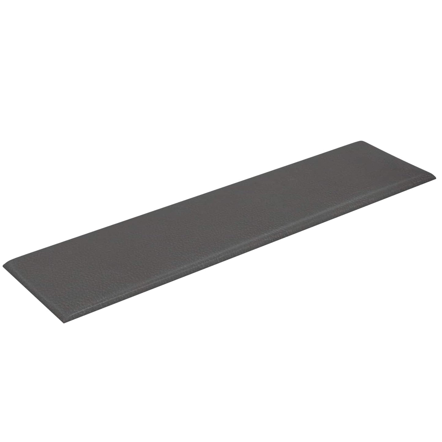 vidaXL Κεφαλάρι Τοίχου 12 pcs 60 x 15 cm Γκρι ύφασμα