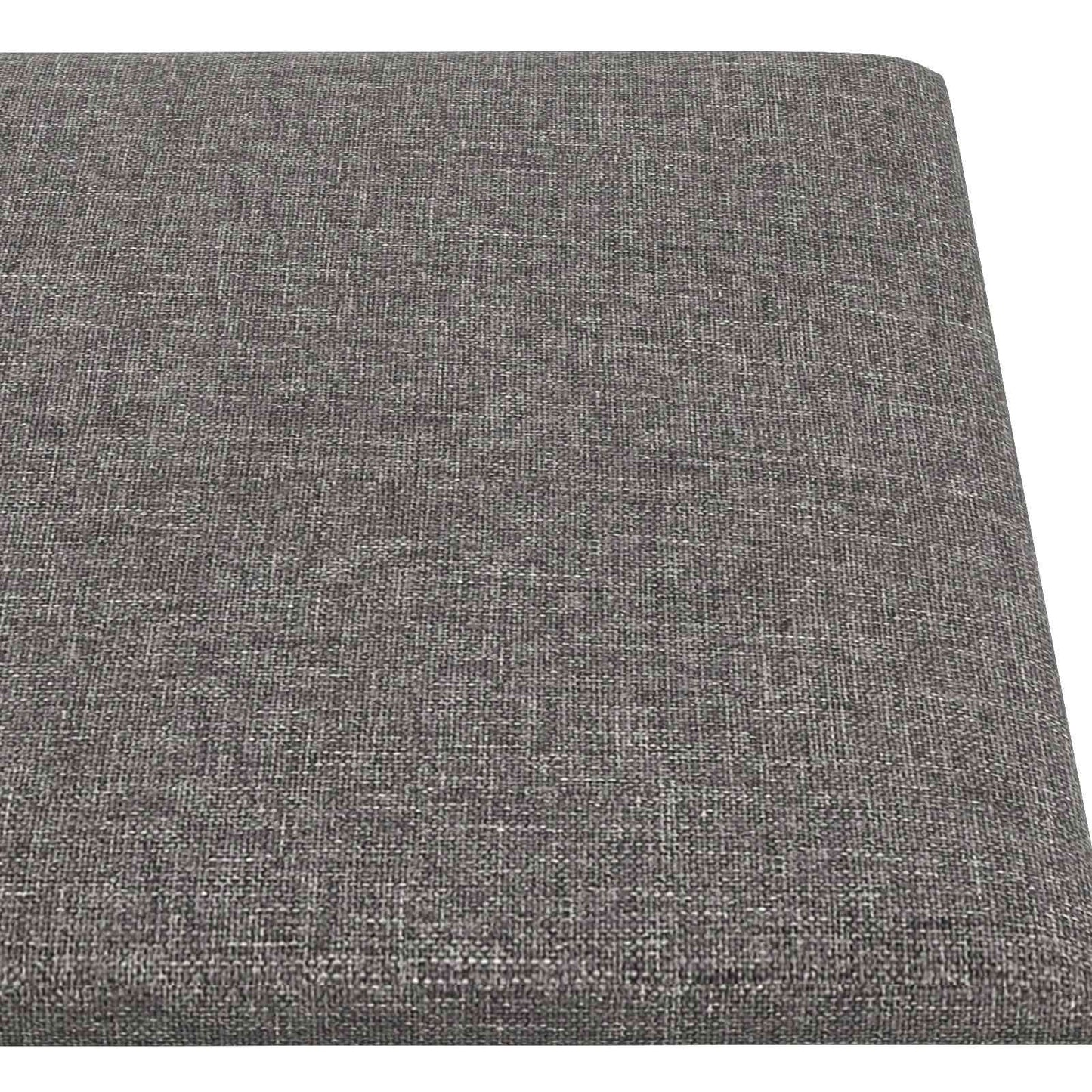 vidaXL Κεφαλάρι Τοίχου 12 pcs 90 x 15 cm Ανοιχτό γκρι ύφασμα