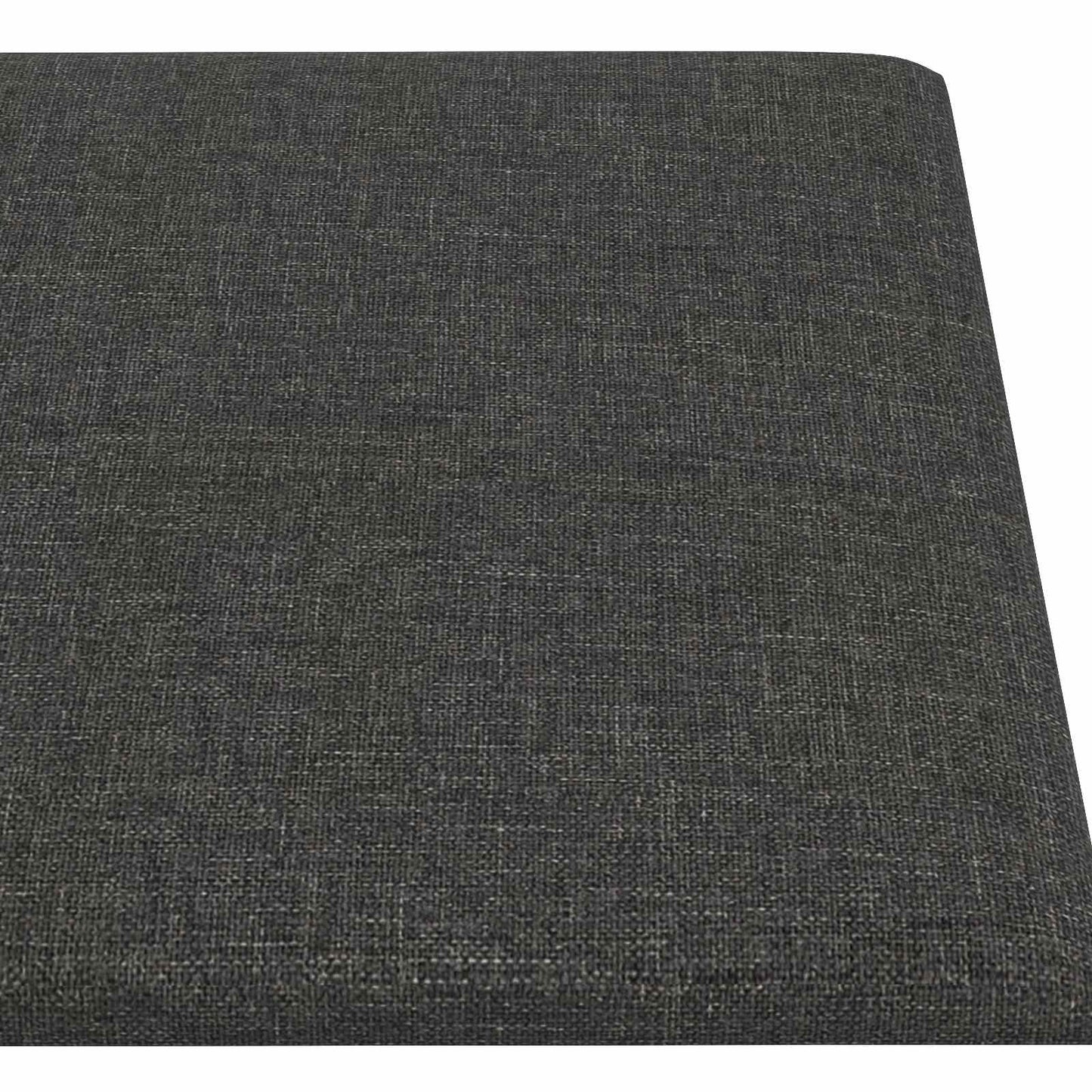 vidaXL Κεφαλάρι Τοίχου 12 pcs 90 x 15 cm Σκούρο Γκρι ύφασμα