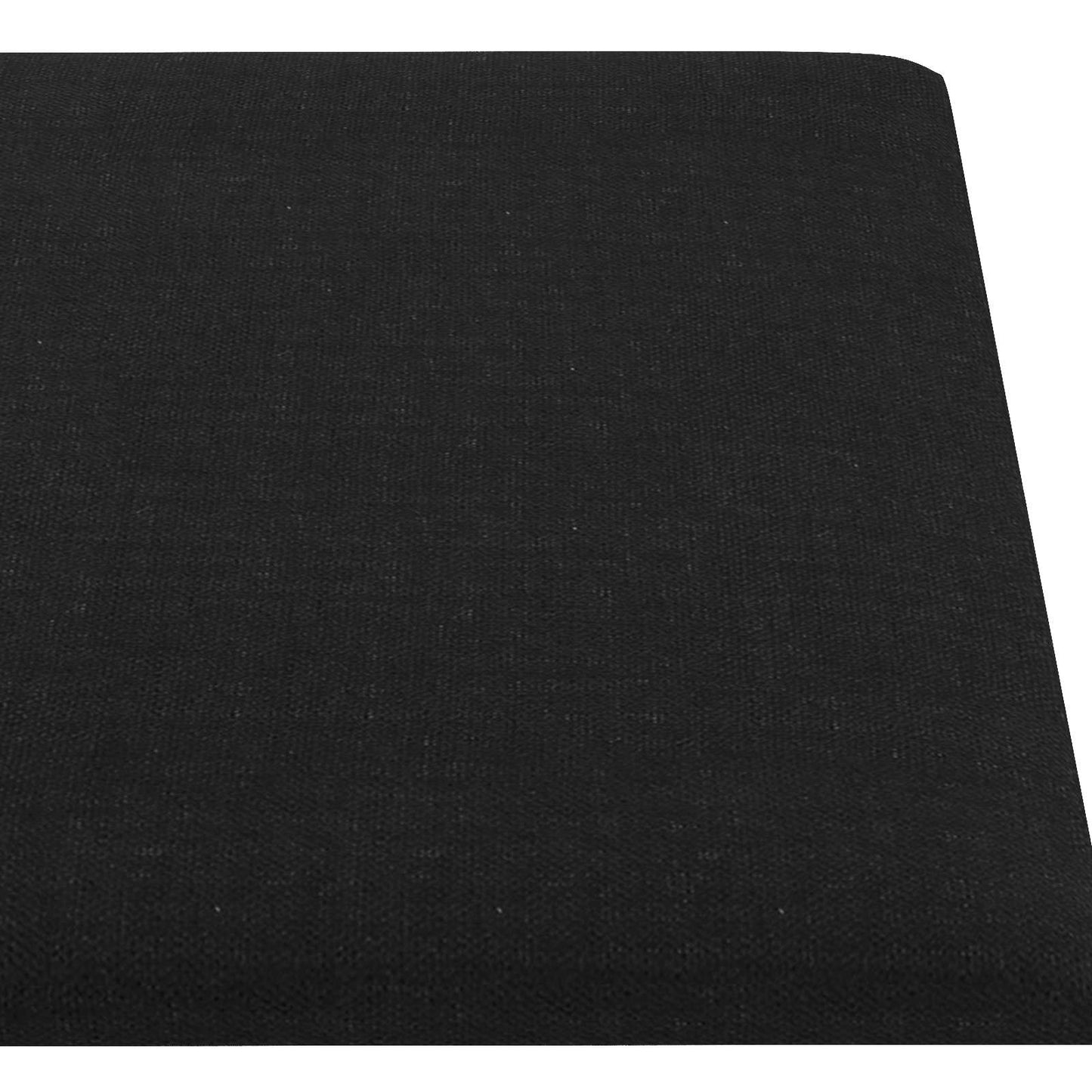 vidaXL Κεφαλάρι Τοίχου 12 pcs Μαύρο 90 x 15 cm ύφασμα