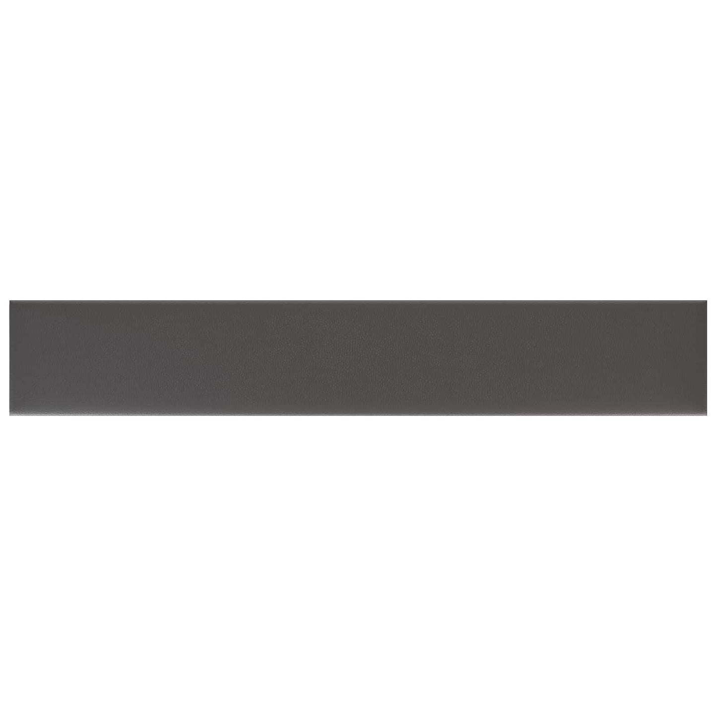 vidaXL Κεφαλάρι Τοίχου 12 pcs Γκρι 90 x 15 cm ύφασμα