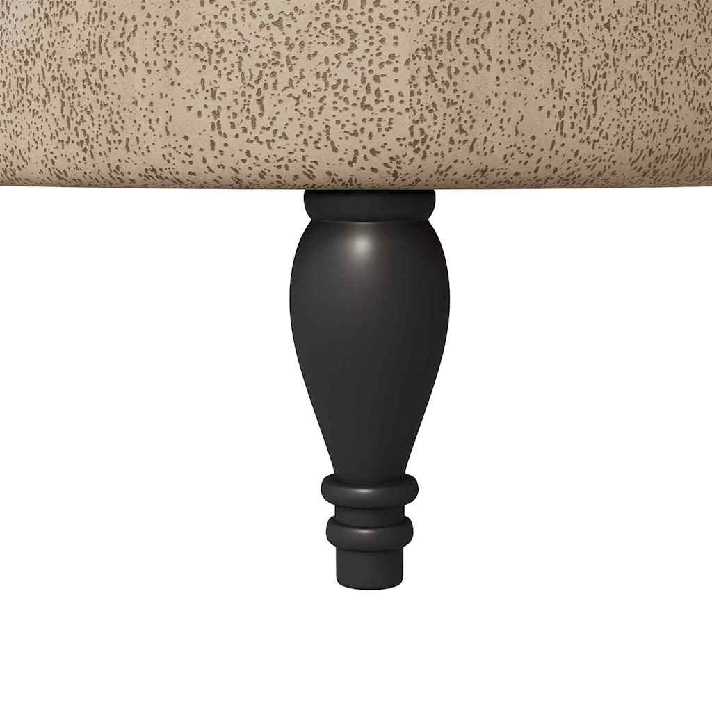 vidaXL Καναπέ με κουβέρτα Ανοιχτό γκρι 56,5 x 70 x 110 εκ