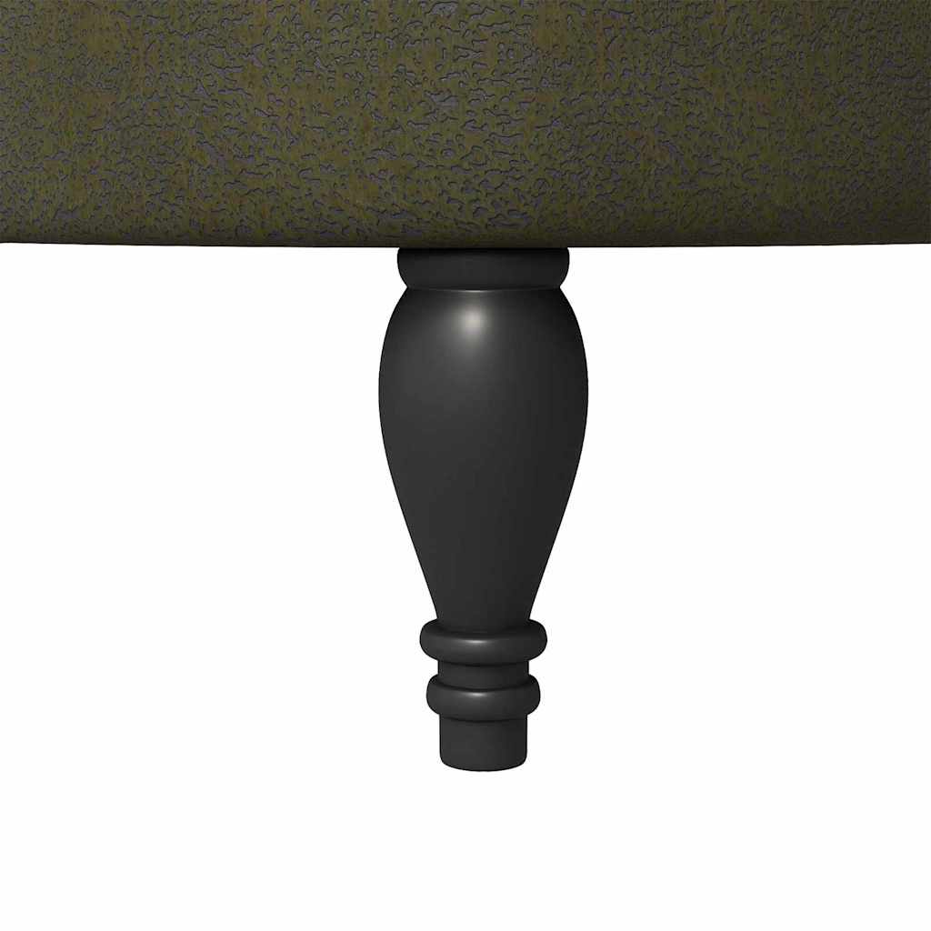 vidaXL Καναπέ με κουβέρτα Στρατιωτικό Πράσινο 56,5 x 70 x 110 εκ