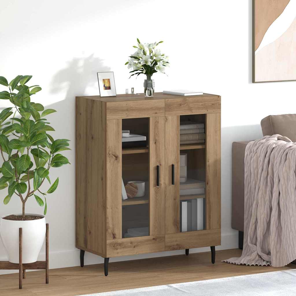 vidaXL Πλαϊνό γραφείο Artisan Oak 69,5 x 34 x 90 εκ.