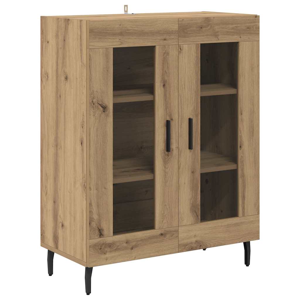 vidaXL Πλαϊνό γραφείο Artisan Oak 69,5 x 34 x 90 εκ.