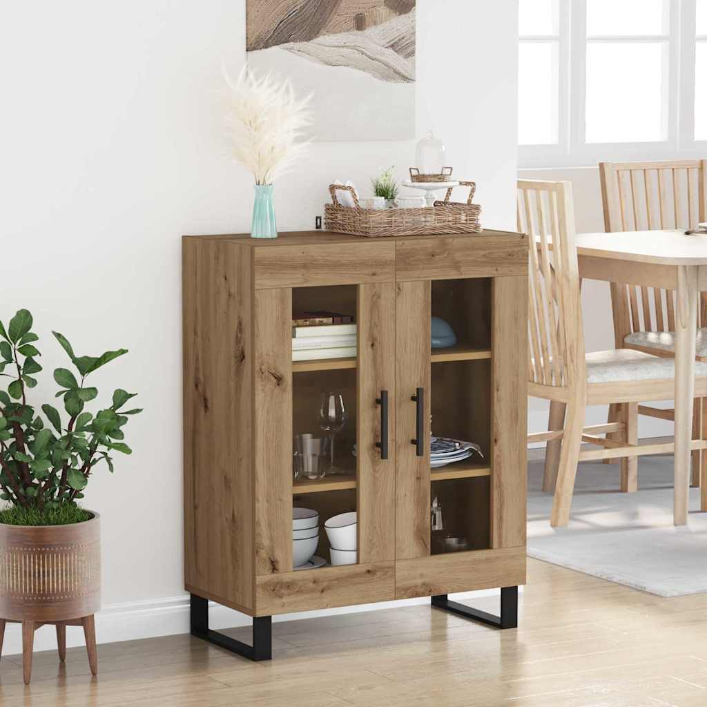 vidaXL Πλαϊνό γραφείο Artisan Oak 69,5 x 34 x 90 εκ.