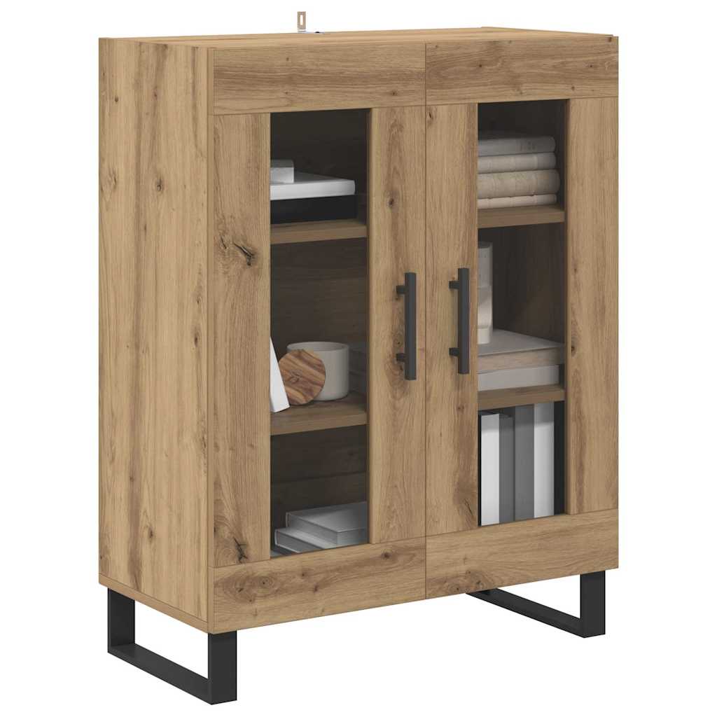 vidaXL Πλαϊνό γραφείο Artisan Oak 69,5 x 34 x 90 εκ.